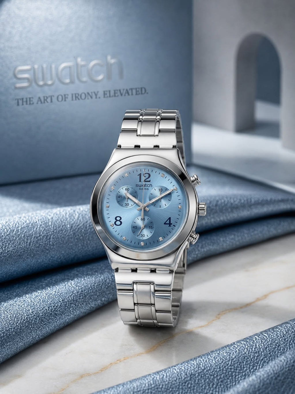 Swatch Silver Sky femme