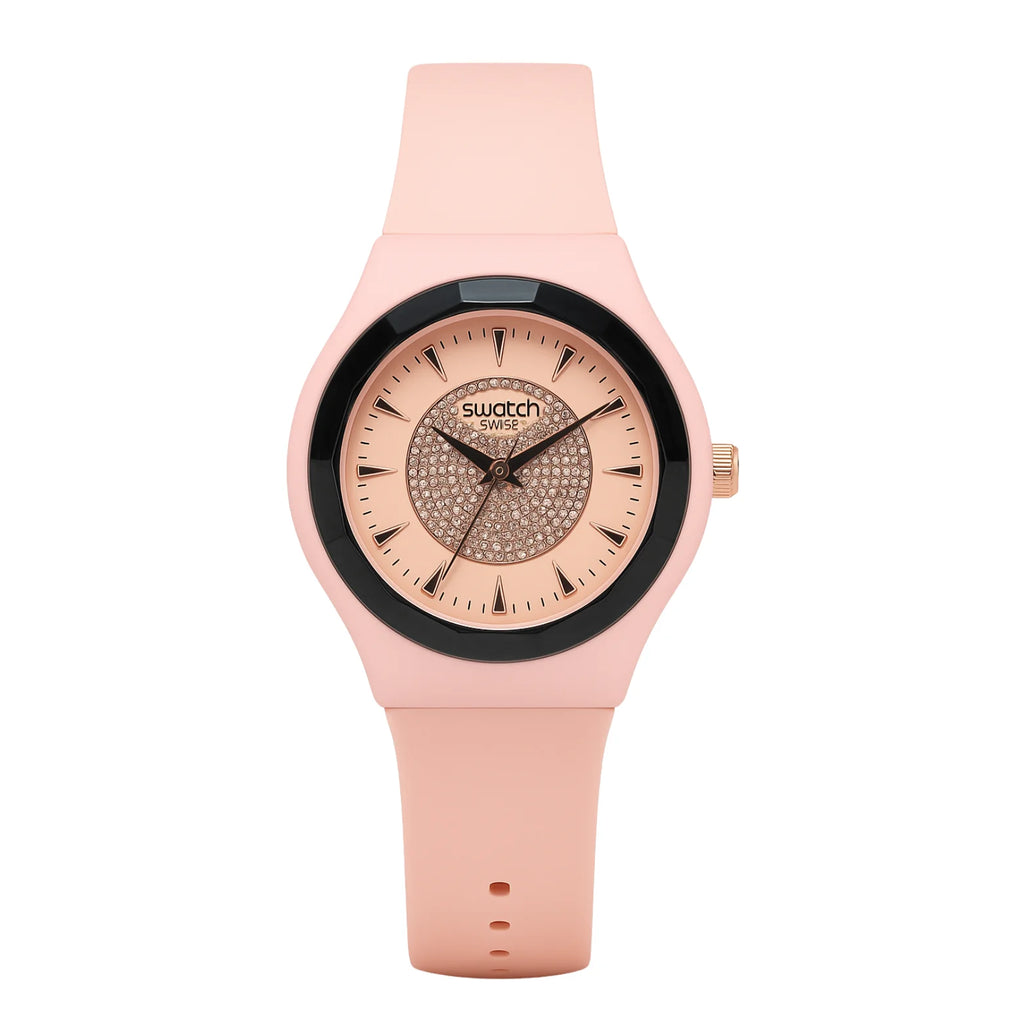 swatch pink black