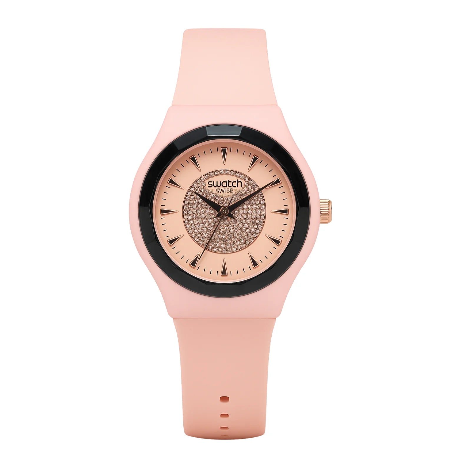 swatch pink black