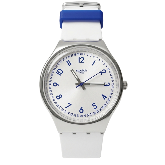Swatch White Blue ocean