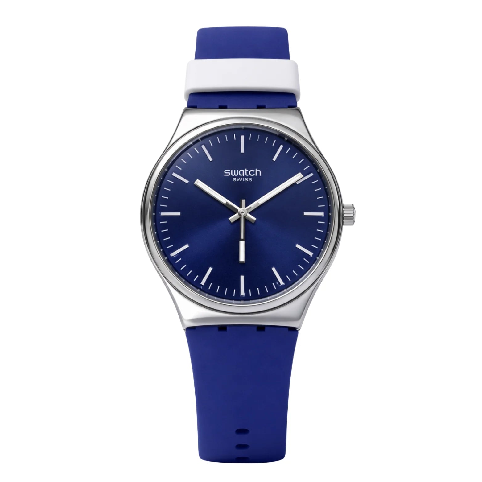 swatch blue white