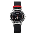 swatch black red grey
