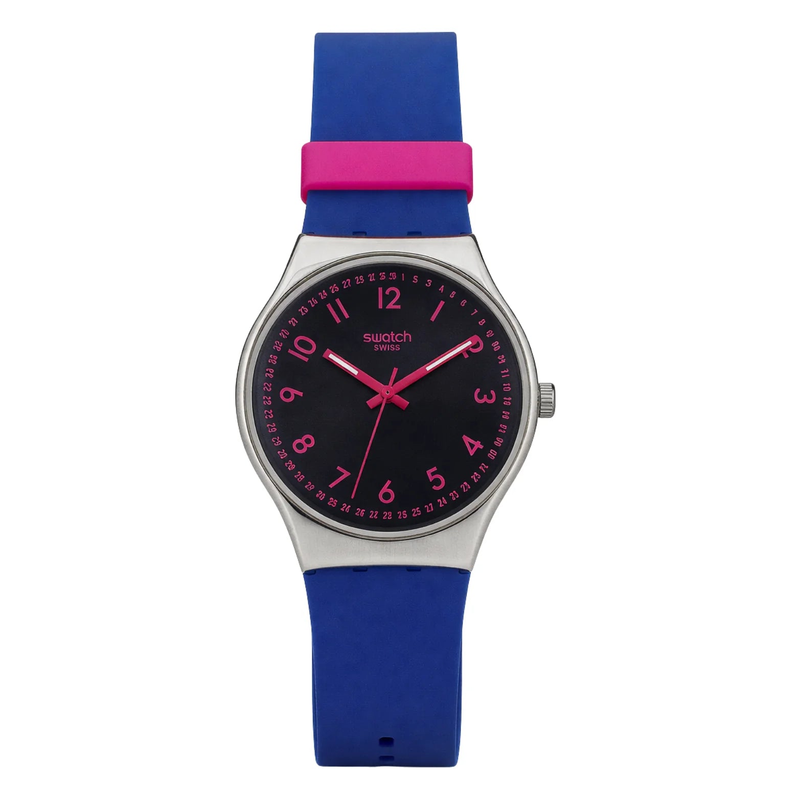 swatch blue gold rose