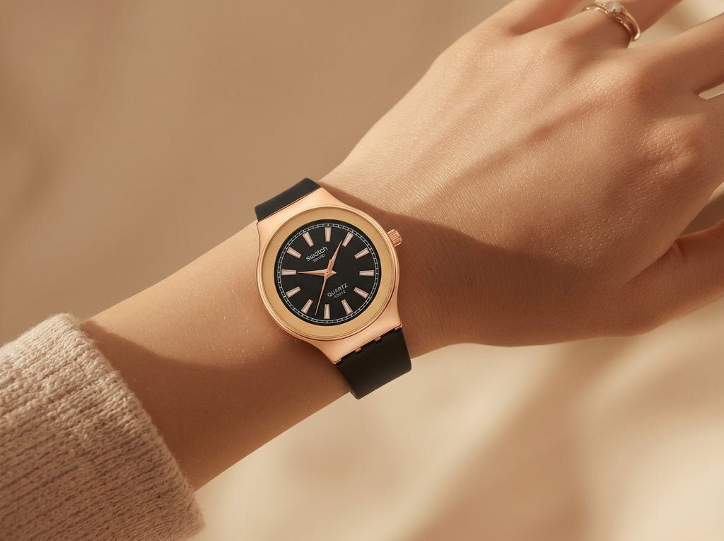 swatch black gold
