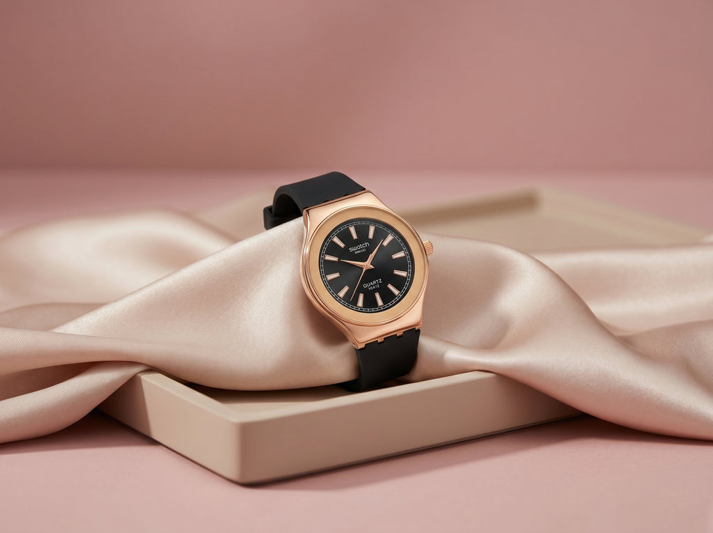 swatch black gold