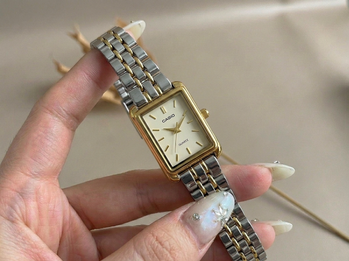 casio white gold