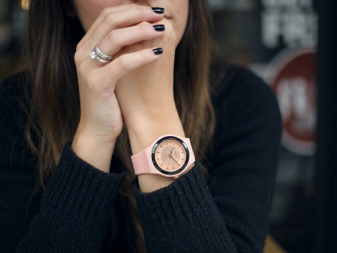 swatch pink black