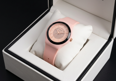 swatch pink black